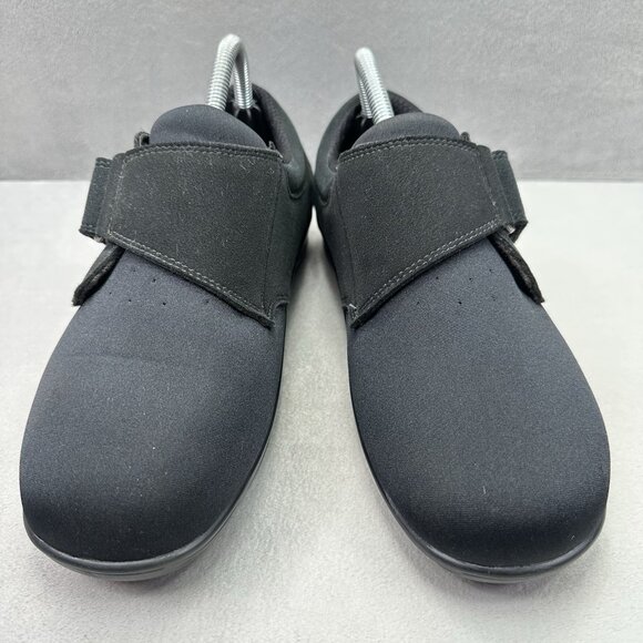 OrthoFeet 825 Wichita Womens Size 8 (4E) Shoes Black Orthopedic Monk Strap WIDE - Picture 2 of 8